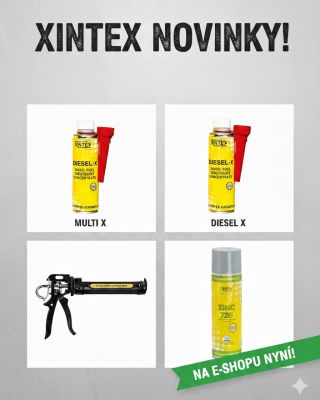 Nové produkty XINTEX skladem! 🛠️ Máme řešení pro motor, korozi i dílnu. Představujeme 4 nové pomocníky od značky XINTEX,...